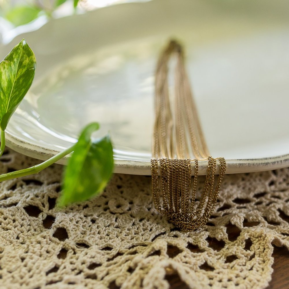 Vintage Vendome Multi Strand Necklace